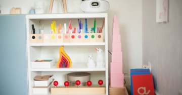 Montessori room suitable for children