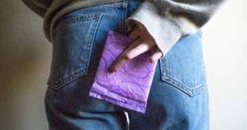 Sanitary napkin for menstruation