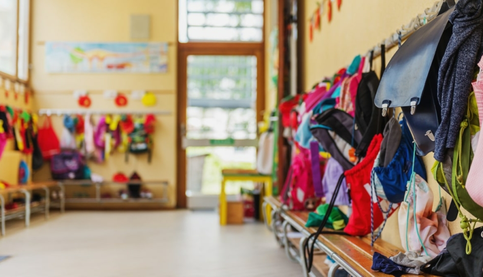 Corridoio di una scuola dell'infanzia