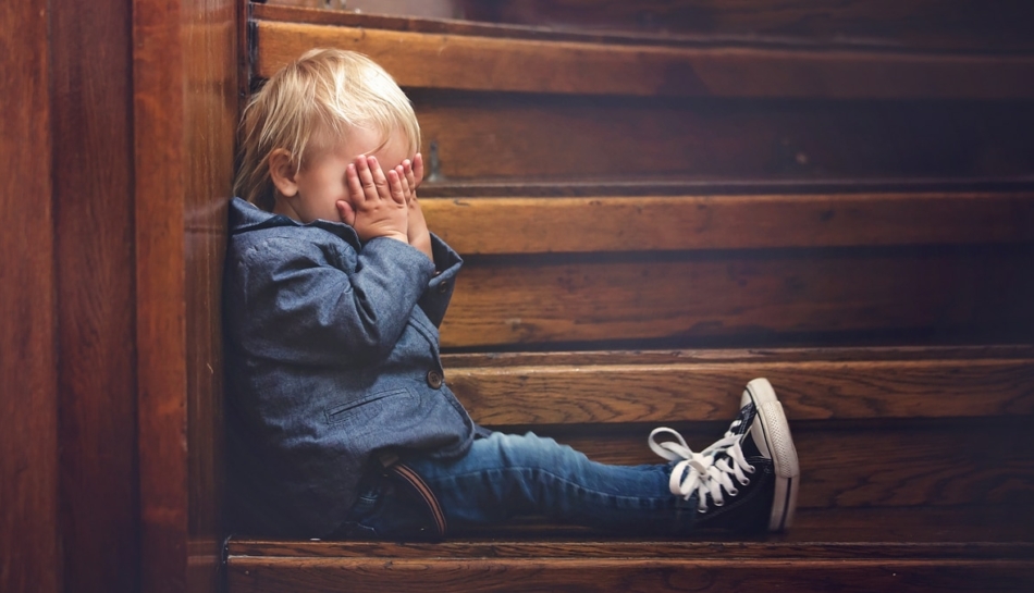 Bambino vive un momento di stress