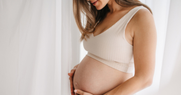 Donna al nono mese di gravidanza