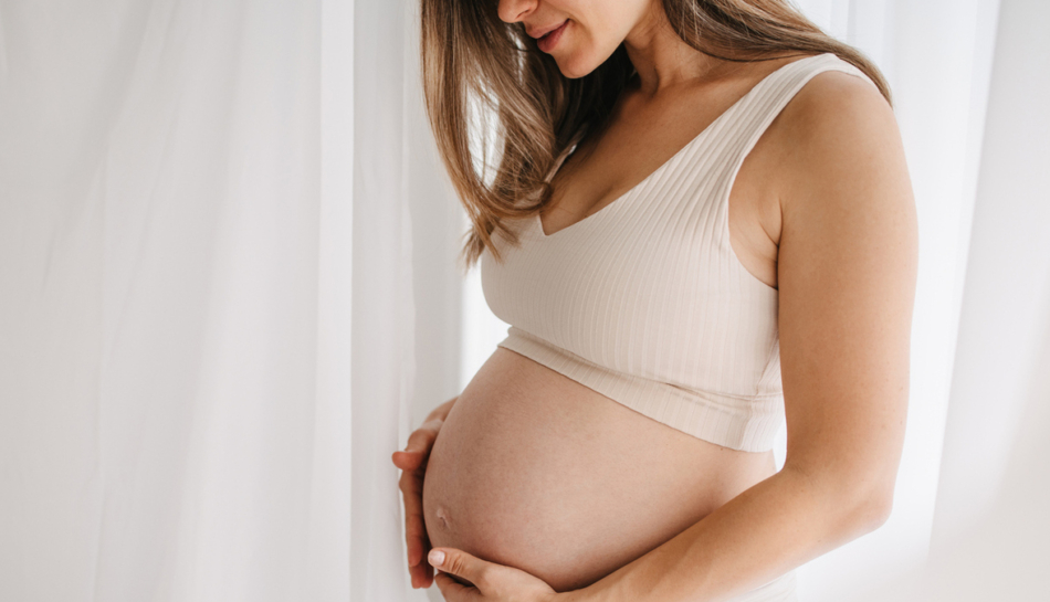 Donna al nono mese di gravidanza