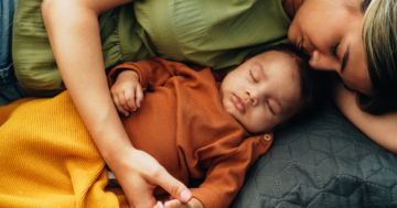 mamma con il suo bambino